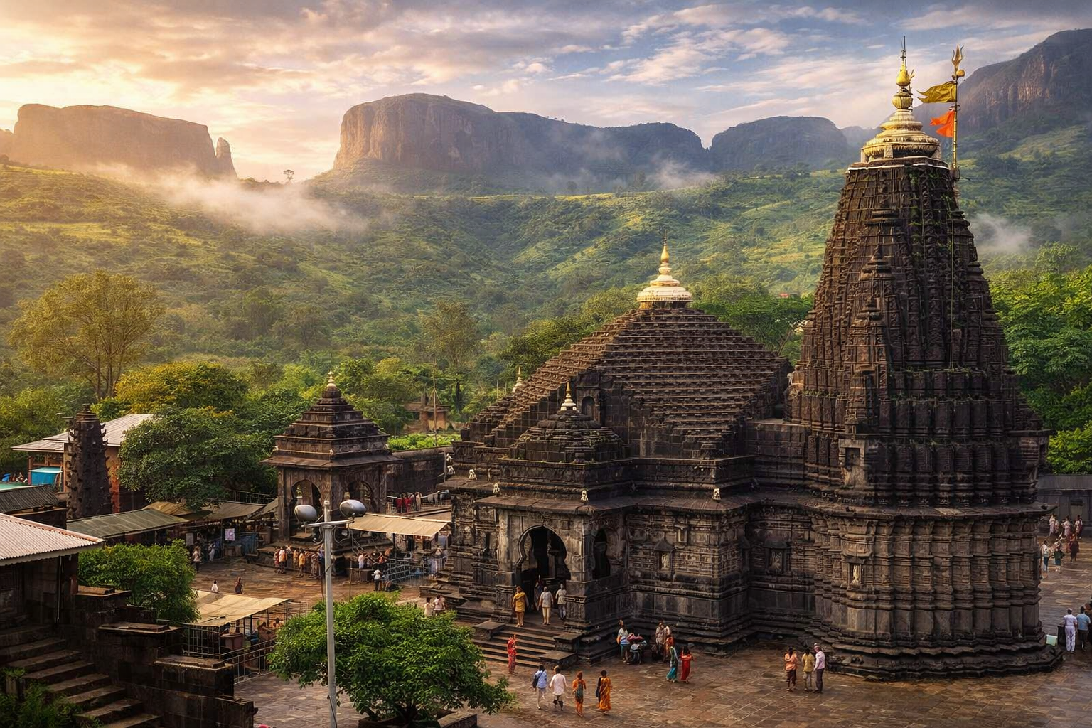 trimbakeshwar temple jyotirlinga maharashtra kalsarp pooja vedic rituals sandeep guruji