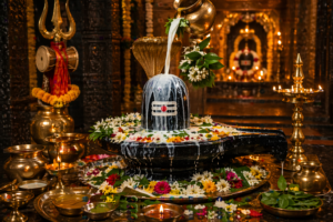 Rudra Abhishek Puja at Trimbakeshwar Temple with Shiva Lingam Abhishek and sacred offerings