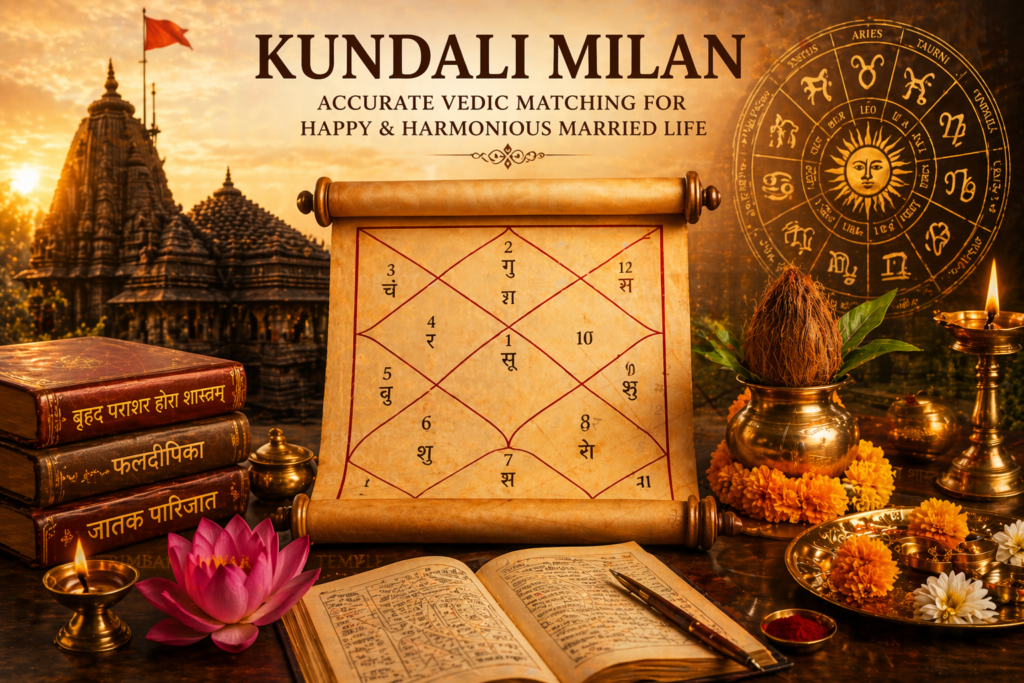 Kundali Milan Trimbakeshwar for accurate kundali matching and online kundali matching near Trimbakeshwar Shiva Temple